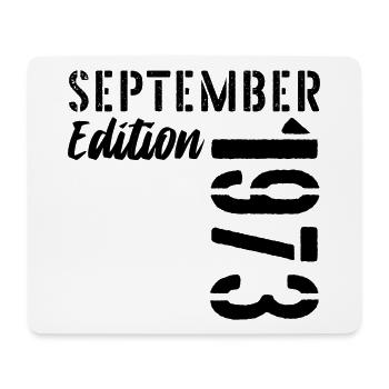 53. Geburtstag September 1973 - 53 Jahre alt - Mousepad (Querformat) - Weiß - Vorne