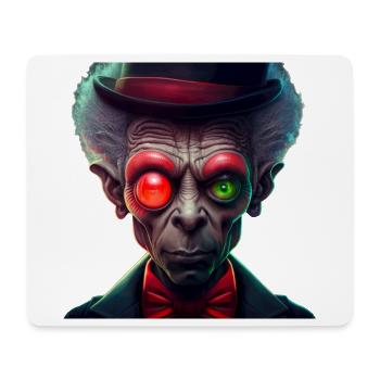 Funky Alien 04 - Mousepad (Querformat) - Weiß - Vorne
