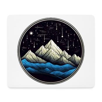 Sternberg-Komet 01 - Mousepad (Querformat) - Weiß - Vorne