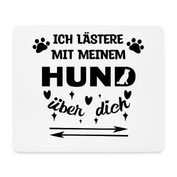 Haustiere Hund Statement Lieblingstier Knuddeltier - Mousepad (Querformat) - Weiß - Vorne