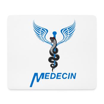Médecin - Tapis de souris (format paysage) - blanc - Devant