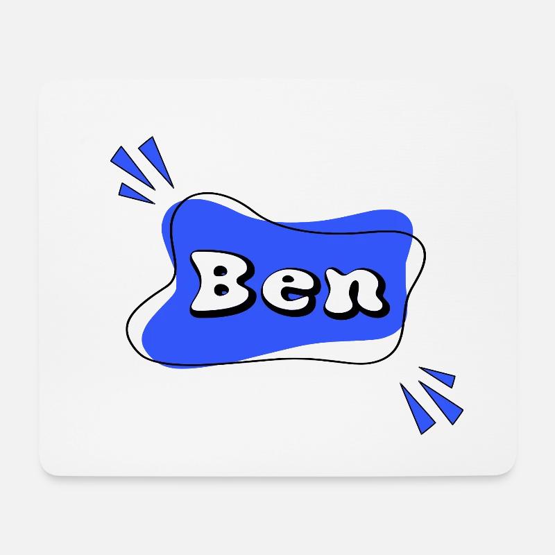 Ben - Mouse Pad (horizontal) - white