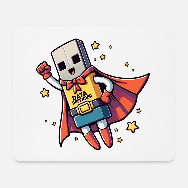 Data Defender - Mouse Pad (horizontal) - white