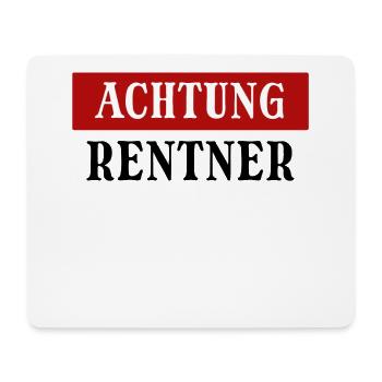 Abschied Ruhestand Statement Rentner Freiheit - Mousepad (Querformat) - Weiß - Vorne