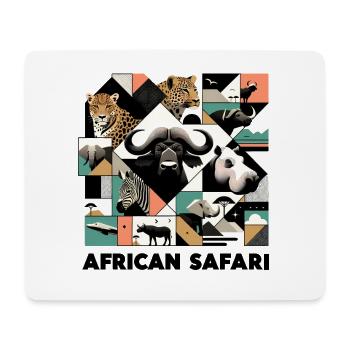 Africa Safari - Mouse Pad (horizontal) - white - Front