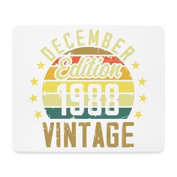 Legends Were Born In December 1988 - 1988 Edition - Mouse Pad (horizontal) - white - Front