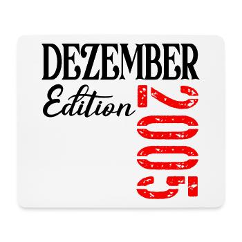 21. Geburtstag - Edition Dezember 2005 - Mousepad (Querformat) - Weiß - Vorne