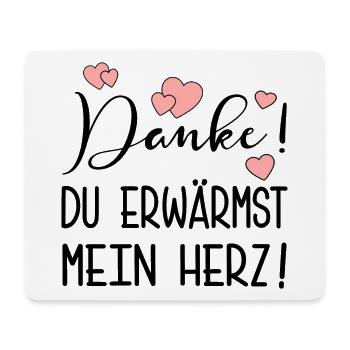 DANKE SPRÜCHE - DANKBARKEIT AUSDRÜCKEN - Mousepad (Querformat) - Weiß - Vorne