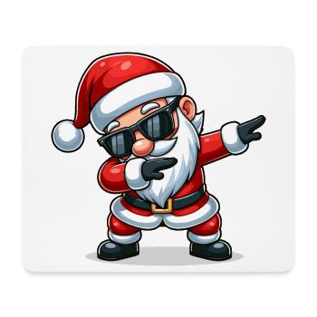 Santa Claus with Sunglasses Xmas Costume - Mouse Pad (horizontal) - white - Front