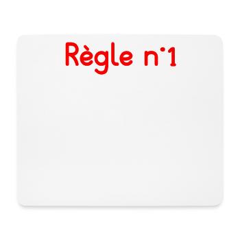 Zitat Mama immer zuhören - Mousepad (Querformat) - Weiß - Vorne