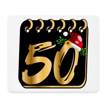 50 Years Old - December 50th Birthday Christmas - Mouse Pad (horizontal) - white - Front