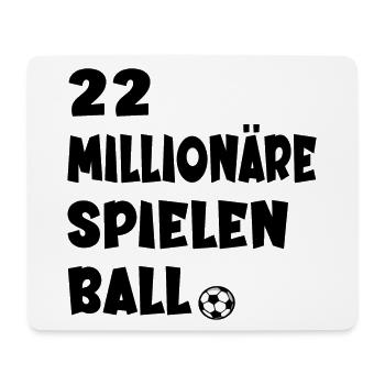 MULTI MILLIONÄRE SPIELEN BALL - Mousepad (Querformat) - Weiß - Vorne
