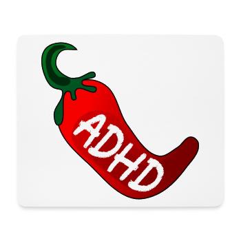 NEUORDIVERSITY ADHD PEPERONI - Mouse Pad (horizontal) - white - Front