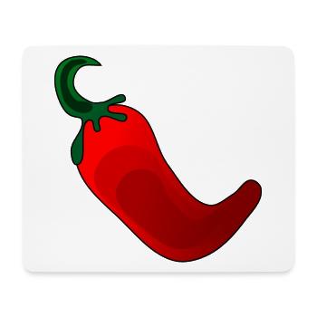 Paprika épicé au piment fort - Cuisine - Tapis de souris (format paysage) - blanc - Devant