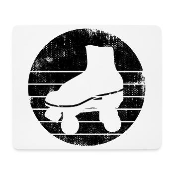 Croquis de patins à roulettes - Tapis de souris (format paysage) - blanc - Devant