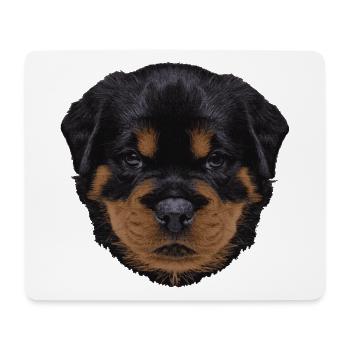 süße outfits, Rottweiler Welpe - Mousepad (Querformat) - Weiß - Vorne