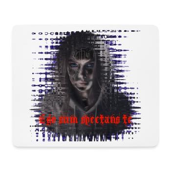 Ego sum spectans te-Ich sehe dich an - Mousepad (Querformat) - Weiß - Vorne