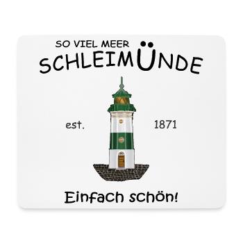 Insel Schleimünde, Einfach schön, Handzeichnung - Mousepad (Querformat) - Weiß - Vorne