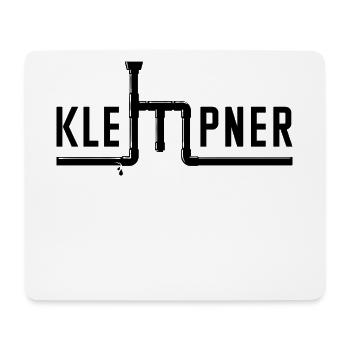 KlempnerJob Karriere Arbeiter Geld Verdienen - Mousepad (Querformat) - Weiß - Vorne