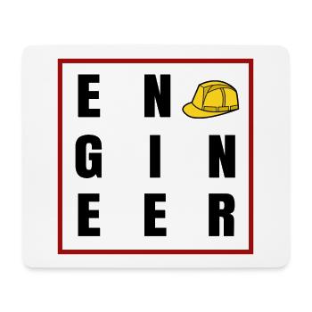 Bauarbeiter Beruf Spruch Job Karriere Vorgesetzter - Mousepad (Querformat) - Weiß - Vorne