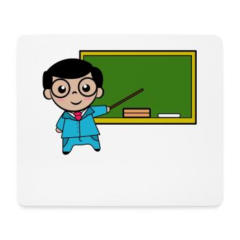 Beruf lehrer Job Arbeit Karriere Arbeiter Erfolg - Mousepad (Querformat) - Weiß - Vorne
