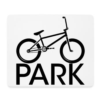 BMX Park Freestyle Halfpipe Symbol icon youth - Mouse Pad (horizontal) - white - Front