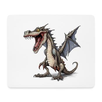 T-shirt Laughing Dragon Fantasy RPG - Tapis de souris (format paysage) - blanc - Devant