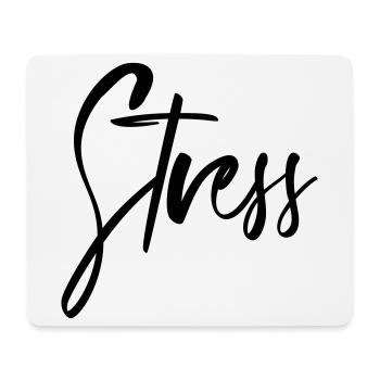 Stress - Mousepad (Querformat) - Weiß - Vorne
