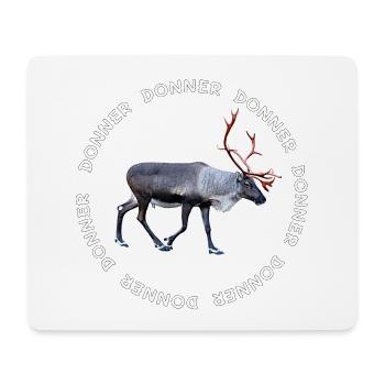 DONNER - Mousepad (Querformat) - Weiß - Vorne
