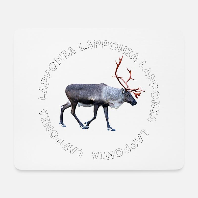 LAPPONIEN - Mousepad (Querformat) - Weiß