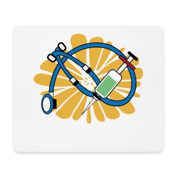 Arzt Job Vorgesetzter Beruf Erfolg Karriere - Mousepad (Querformat) - Weiß - Vorne
