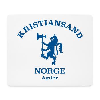 KRISTIANSAND Norwegen Norway Norge - Mousepad (Querformat) - Weiß - Vorne