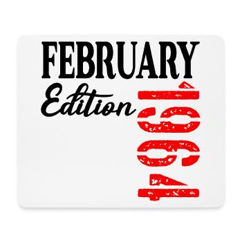 63. Geburtstag – Ausgabe Februar 1964 - Mousepad (Querformat) - Weiß - Vorne