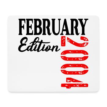 23rd Birthday February 2004 - Mouse Pad (horizontal) - white - Front