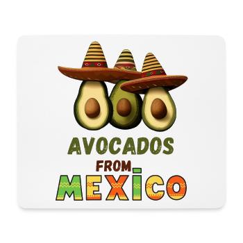 Avocado with Mexico - Mouse Pad (horizontal) - white - Front