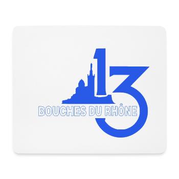 Bouches du Rhône - Mouse Pad (horizontal) - white - Front