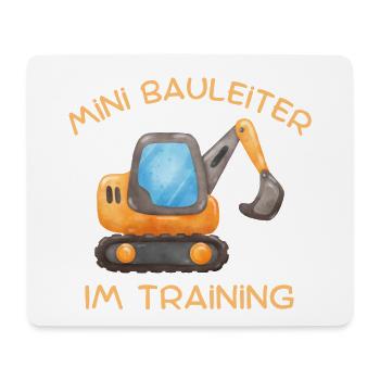 Bauleiter im Training - Mousepad (Querformat) - Weiß - Vorne