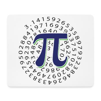 Pi-Tag - Glücklicher Pi-Tag - Mousepad (Querformat) - Weiß - Vorne