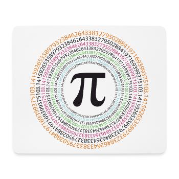 Pi Day - Happy Pi Day - Mouse Pad (horizontal) - white - Front