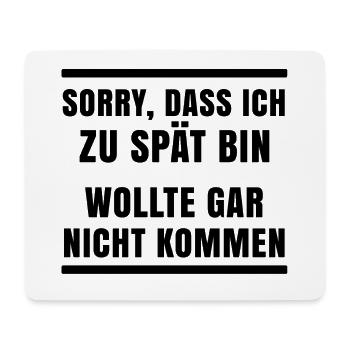 Gleichgültig Statement Ist Mir Wurscht Egal - Mousepad (Querformat) - Weiß - Vorne
