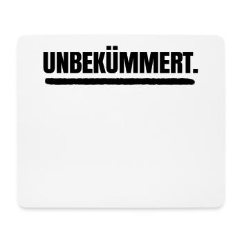 I don't care about indifference statement attitude - Mouse Pad (horizontal) - white - Front