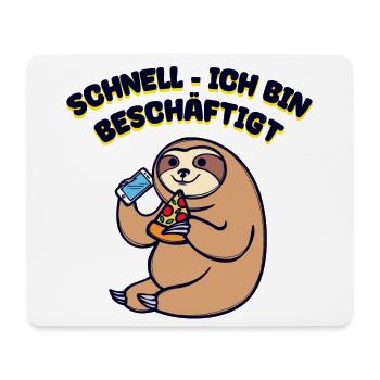 Relax Statement Witzig Is Mir Egal Statement Chill - Mousepad (Querformat) - Weiß - Vorne