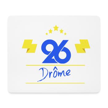 Drôme - Mouse Pad (horizontal) - white - Front
