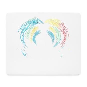 mère fête des mères meilleure maman amour enfants famille - Tapis de souris (format paysage) - blanc - Devant