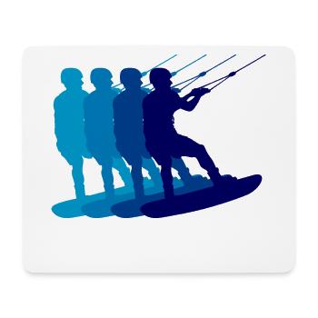 Stunt Wakeboard Surfing Water Sports Wakesurfing - Mouse Pad (horizontal) - white - Front
