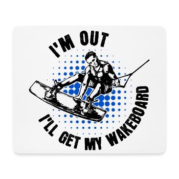 Kitesurfer Statement Wakeboard Surfing Water Sports - Mouse Pad (horizontal) - white - Front