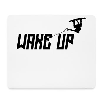 Kitesurfer Statement Stunt Wakeboard Surfing - Mouse Pad (horizontal) - white - Front