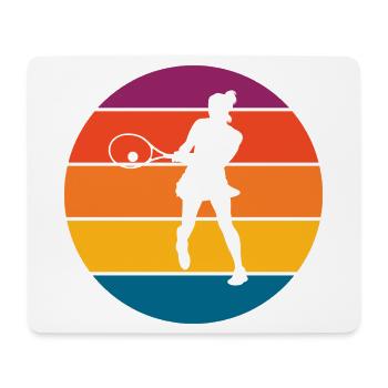 Tennis - Mousepad (Querformat) - Weiß - Vorne
