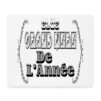 Elue Grand Mère Année Mamie - Tapis de souris (format paysage) - blanc - Devant
