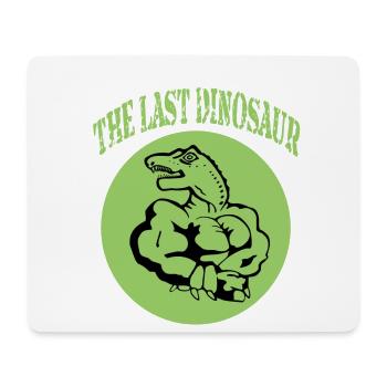 Der letzte Dinosaurier - Mousepad (Querformat) - Weiß - Vorne